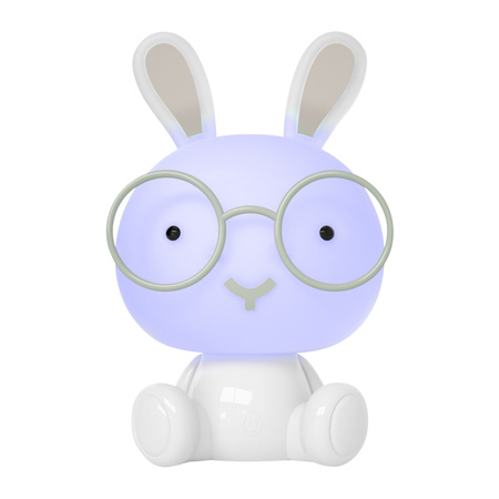 Dekorativní LED lampa 2,5 W 110 lm 4000K neutrální RGB bílá stmívatelná Sanico Rabbit Goldlux