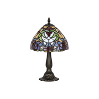 Stolní noční lampa E14 hnědá Classic Mirella 8089 Rabalux