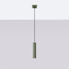 Stropní závěsné svítidlo Tuba Spot GU10 Olive Lagos Ocean Green SL.1484 Sollux