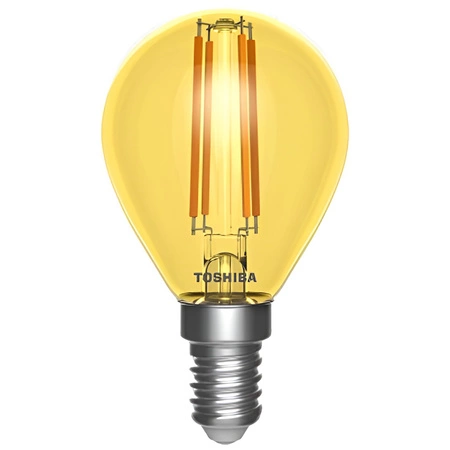 LED žárovka E14 G45 4,5W Warm Filament TOSHIBA