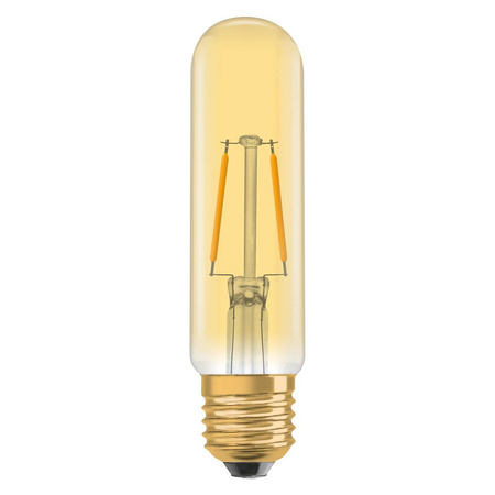 Dekorativní LED žárovka E27 TUBULAR 2,5W = 20W 200lm 2000K Warm 300° Filament OSRAM Vintage 1906