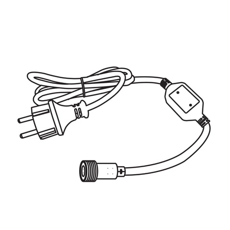 Připojovací kabel s napájením pro světelné hadice 230V IP65 GIVRO Kanlux