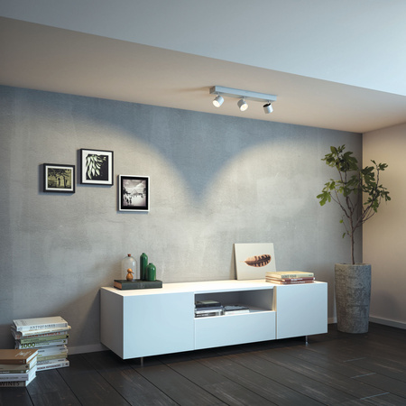 LED STAR stropní svítidlo 3x 4,5W 2700K stmívatelné reflektorové svítidlo pohyblivé bílé PHILIPS