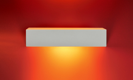 Sádrové svítidlo. dekorativní. nástěnné svítidlo BRICK 1xE14 bílá GOLDLUX (Polux)