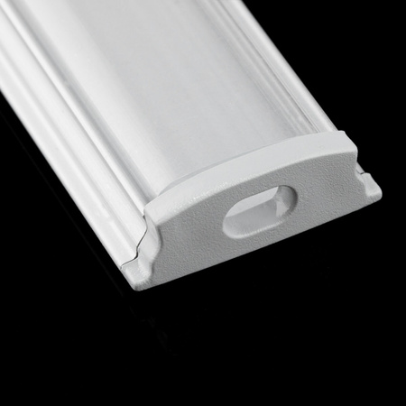 Krytka pro profil KM34-S, Průhledná 1m LUMILED