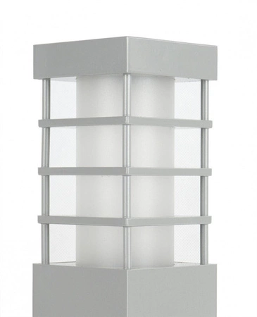 Venkovní stojací zahradní lampa POST RADO II 2 AL E27 50cm Su-Ma