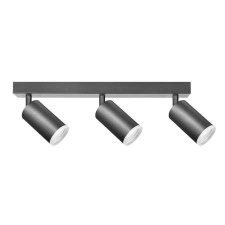 Nástěnné a stropní bodové svítidlo 3x GU10 černé LONDON Sanico Goldlux