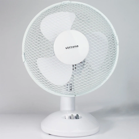 Stolní ventilátor Cirkulátor vzduchu Stojací stolní ventilátor 37cm 21W Bílý