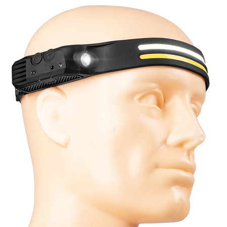 Dobíjecí čelovka 2x COB + XPE VA0129 VAYOX