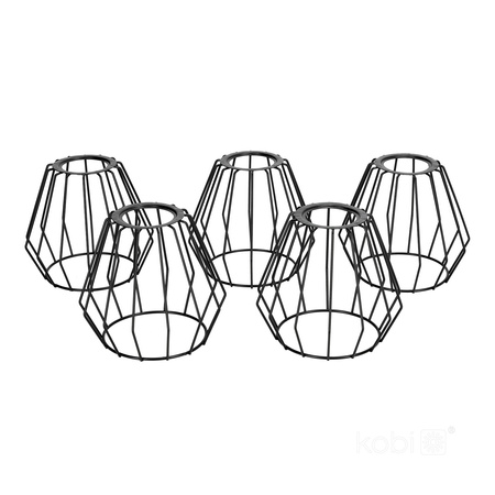 Stínidlo pro Girland Set CRETE LS D1 Black Metal 5 Pieces Kobi