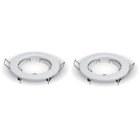 Stropní svítidlo zapuštěné GU10 kulaté bílé VT-778 V-TAC 2 ks.