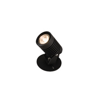 Zahradní lampa Nástěnná lampa SPIKE LED 9101 IP54 5W 3000K Pohyblivá černá Nowodvorski