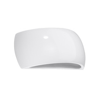 LED nástěnné svítidlo PONTIUS G9 Nástěnné svítidlo Polokruhové lakované bílé lesklé SOLLUX