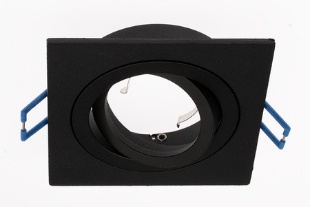 Halogenová Podhledové svítidlo GU10, TUBA SPOT Nastavitelná Čtvercová Černá 20mm MIDI LUMILED