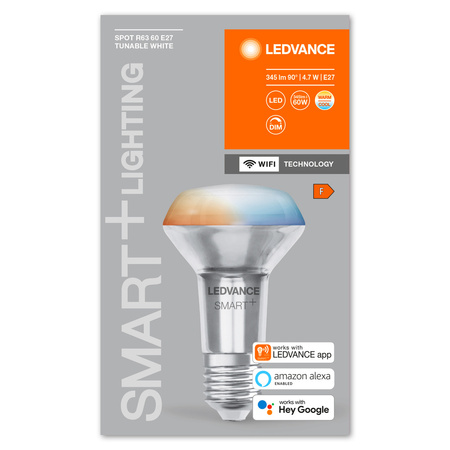 LED žárovka E27 R63 4,7W = 40W 345lm CCT 45° LEDVANCE SMART+ WIFI stmívatelná