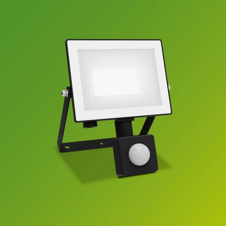 Reflektor LED 20W 2050lm 5000K IP65 se senzorem pohybu a soumraku Black Lois Philips