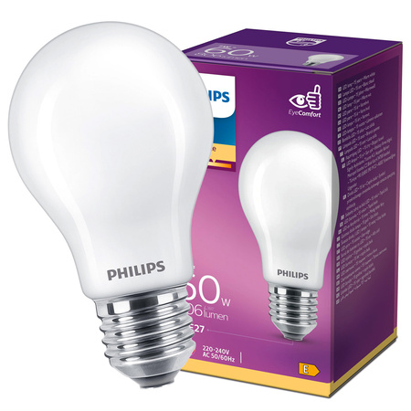 LED žárovka E27 A60 7W = 60W 806lm 2700K teplá bílá 300° PHILIPS
