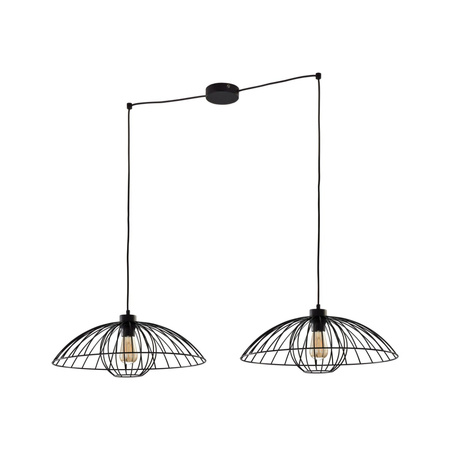 BARBELLA Závěsné stropní svítidlo Black Loft Wire 2xE27 6262 TK Lighting