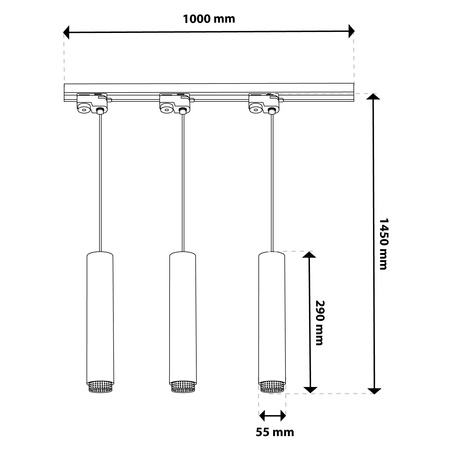 Závěsné osvětlení GU10 LUMILED
