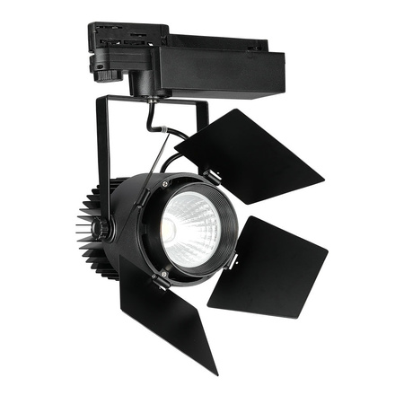 LED reflektor 33W 5000K černý Samsung Chip VT-433 V-TAC - 5 let záruka
