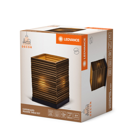 Stolní lampa Stolní svítidlo Stojací dekorativní E27 Hnědá USB-C Dekor Ledvance