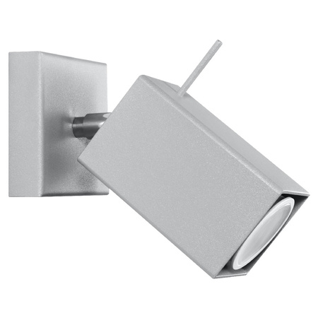Nástěnné svítidlo LED MERIDA GU10 Pohyblivé šedé SOLLUX