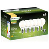 6x Žárovka LED P45, E14 7W = 60W 806lm 3000K Teplá bílá 360° Filament Mléčná LUMILED
