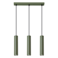 Stropní závěsné svítidlo Tuba Spot 3x GU10 Olive Lagos Ocean Green SL.1486 Sollux