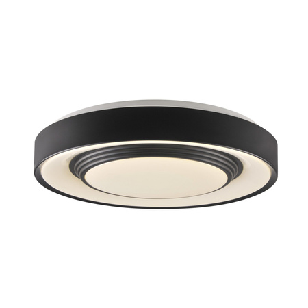 Stropní svítidlo LED Plafond 48W 5300lm CCT 120° White Black IP44 Pilot Dimmable Sigmund Sanico Goldlux