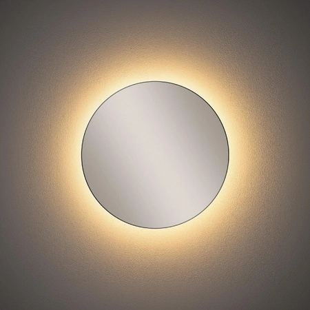 Nástěnné svítidlo LED 7W 30lm 3000K Warm Silver Modern RING MIRROR LED S 10276 Nowodvorski