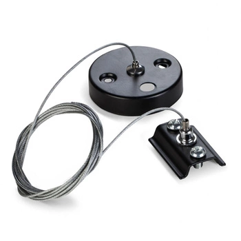 Montážní sada pro závěsné prvky 100 cm černá VIDEX