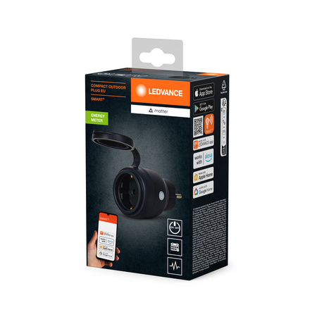 Inteligentní síťová zásuvka EU 230V 16A SMART+ Matter WiFi Plug Ledvance