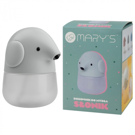 Bezdotykový dávkovač dětského mýdla bílý USB dobíjecí 1200mAh MARY'S SLONK