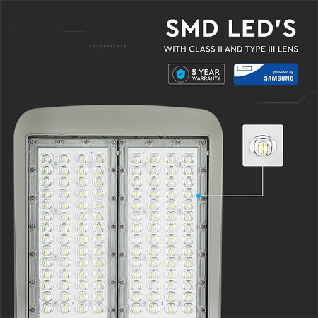 LED pouliční lampa 100W 5700K stmívatelná SAMSUNG CHIP VT-102ST V-TAC