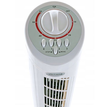Sloupový ventilátor Trubkový vzduchový cirkulátor Stojací ventilátor Šedý 92cm 45W
