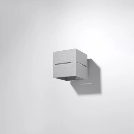 Nástěnné svítidlo LOBO G9 Cube Up-Down Modern Grey SOLLUX