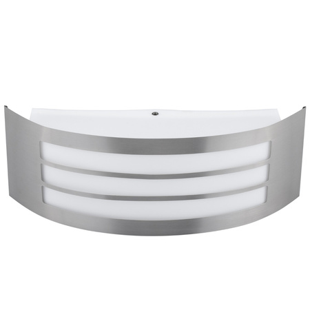 Zahradní nástěnné svítidlo. elevace. venkovní svítidlo E27 INOX IP44 DORIS