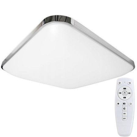 PLAFON LED stropní svítidlo Square PARYS 36W 3000K-6500K 53cm + dálkový ovladač