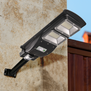 Reflektor LED 168-650lm 6000K IP65 6W Solar Black se senzorem pohybu a soumraku + dálkové ovládání STREET-6 GOLDLUX (Polux)