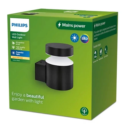 Zahradní nástěnná LED lampa LAVEN 6W 2700K IP44 PHILIPS