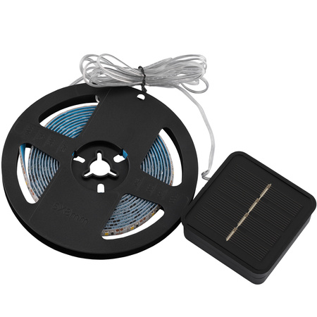 LED solární pásek, 180xLED 3000K Teplá bílá IP44 3m AVERO LUMILED