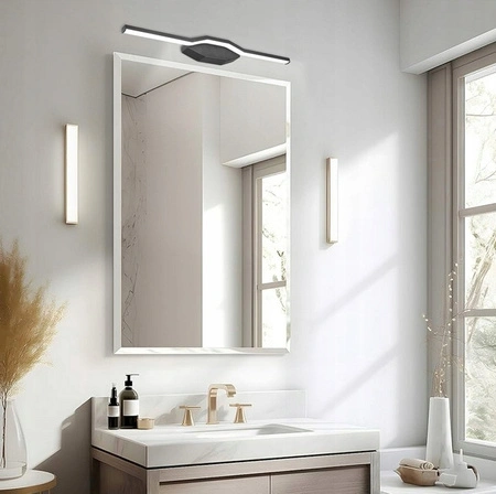 Nástěnné svítidlo LED Povrchová montáž 10W 1340lm 4000lm neutrální bílá 110° Černá Mila Masterled