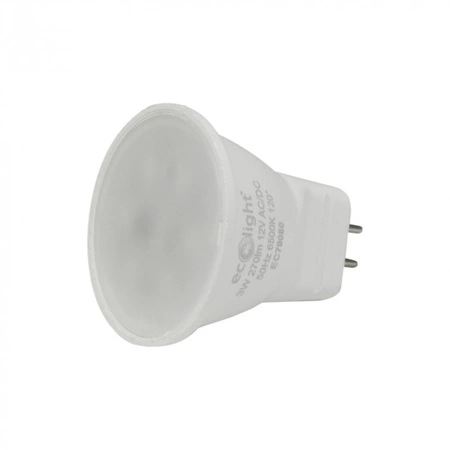 LED reflektorová žárovka MR11 3W 270lm 6500K Cold 12V Ecolight
