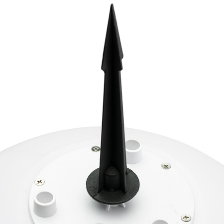 Venkovní zahradní lampa E27 bílá světelná koule 35cm 230V