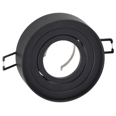 Vestavné stropní svítidlo MR16 GAJA Tuba Spot Round Movable Black GOLDLUX