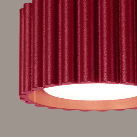 Svítidlo pro povrchovou montáž GX53 Aluminum Burgundy Aura Deep Space SL.1822 Sollux