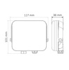 LED reflektor 20W 1500lm 4000lm neutrální 120° černý IP65 mléčný Sanico Goldlux
