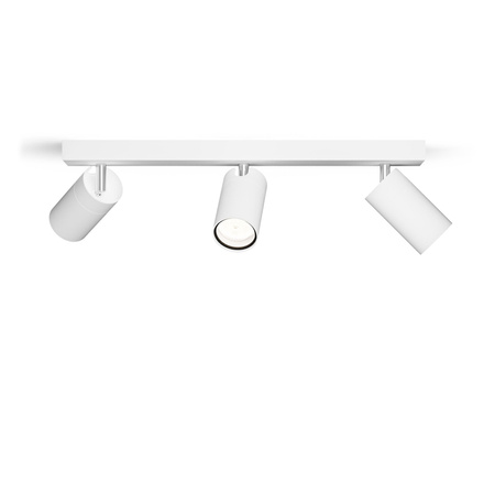 Reflektorové stropní svítidlo 3x GU10 IP44 bílé Kosipo Philips