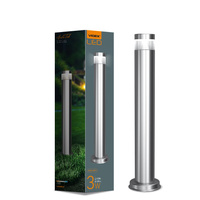 Venkovní zahradní lampa SLIDE 60cm IP54 3W 300lm 2700k teplá stříbrná LUKAS Videx