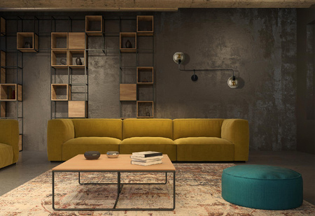 MONACO 9362 Nowodvorski nástěnná lampa černá 2xE27 ocelová nástěnná lampa ocel + sklo vintage